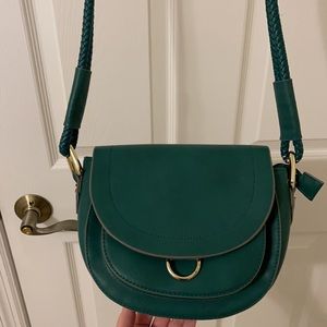 NY&Co emerald green Eva Mendes purse